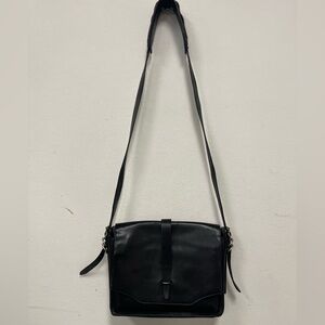 Rag & Bone Black Leather Crossbody Enfield Shoulder Bag